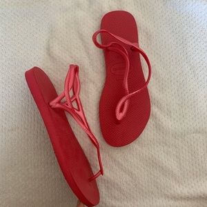 NEW Havaianas Slim Luna Ankle Flip Flops